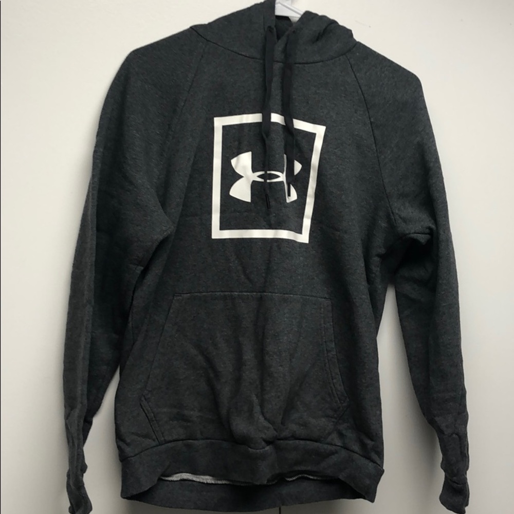 Gray Under Armour hoodie